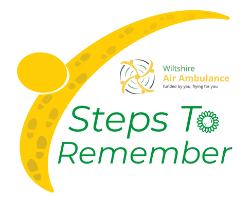 Steps to remember yellow and green logo
