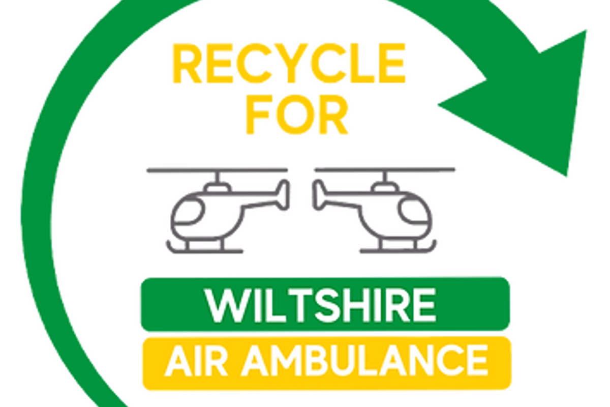 Recycle for Wiltshire Air Ambulance logo