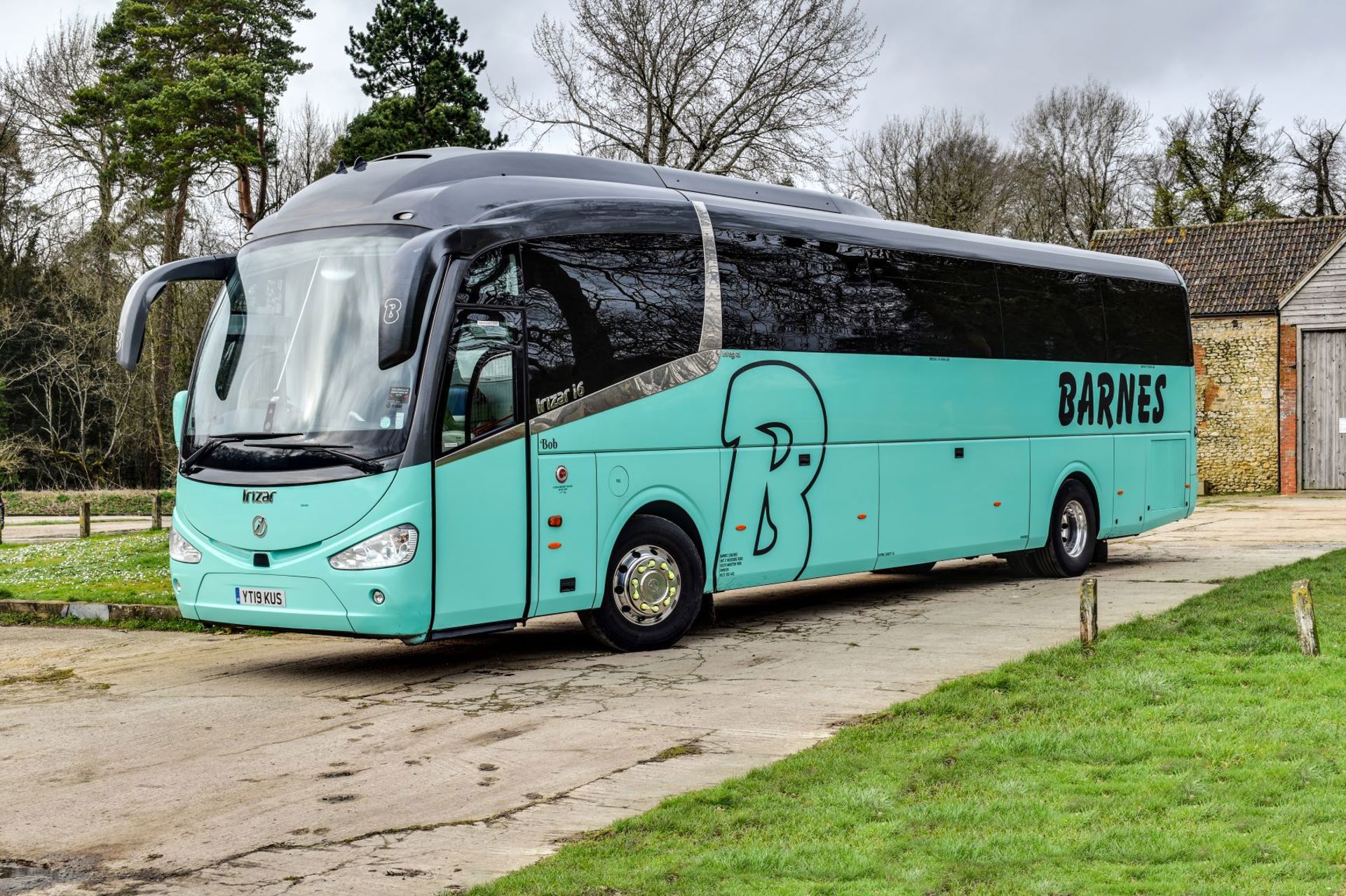 A Barnes Coaches bus
