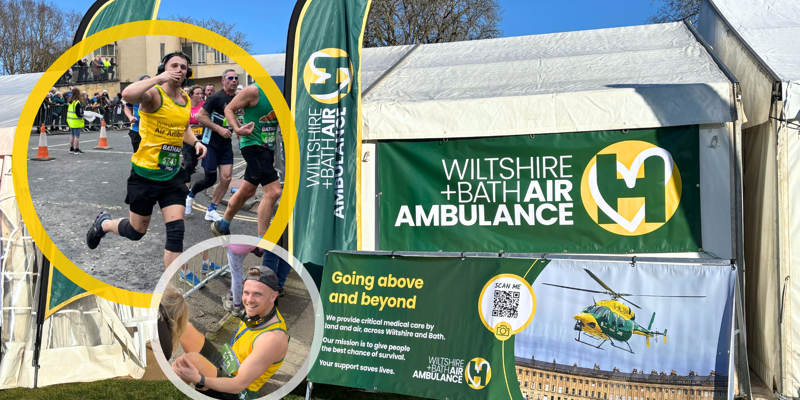 Flying over the finish line: supporting Bath’s official air ambulance through Bath Half Marathon 