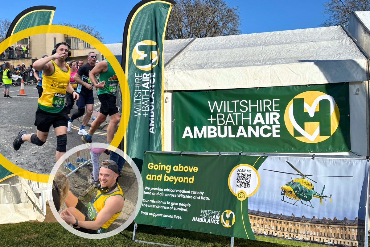 Flying over the finish line: supporting Bath’s official air ambulance through Bath Half Marathon 