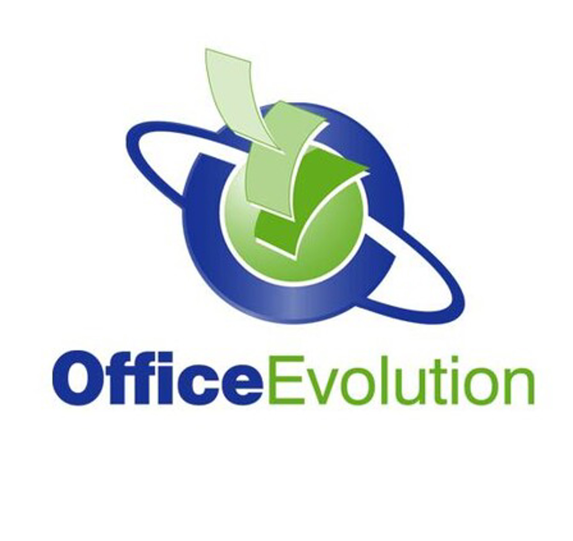 A logo for Office Evolution