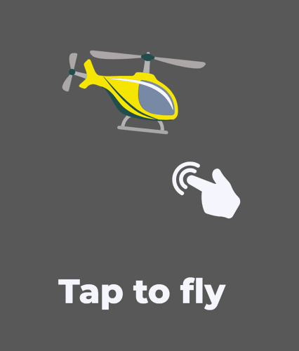Tap to fly