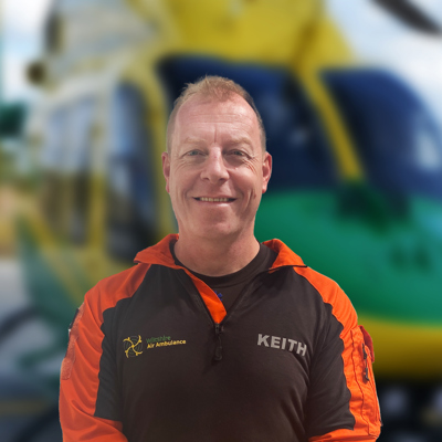 Critical care paramedic Keith Mills