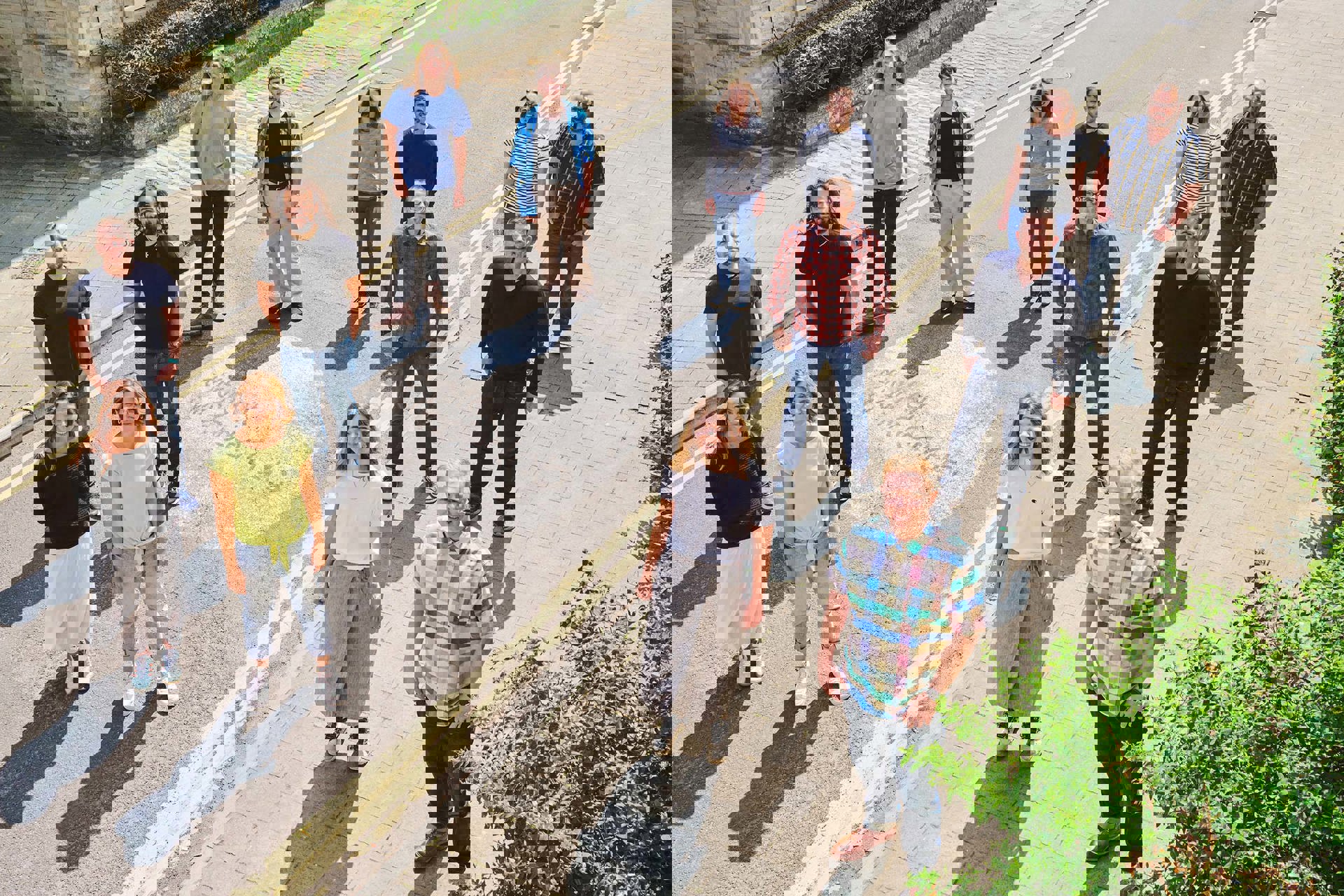 A group of staff from Digital wonderlab stood outside their office in Bradford-on-Avon